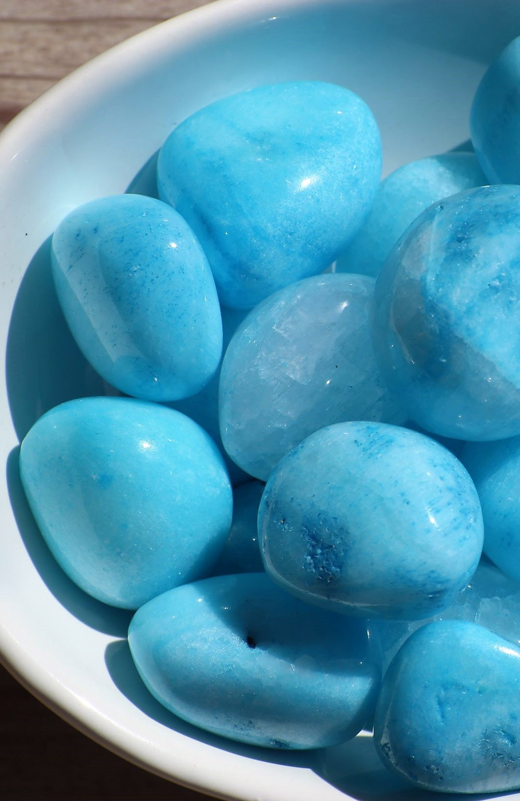 Blue Aragonite AAA Tumbled Stone